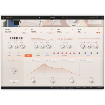 Arturia Pure LoFi - Plugin sintetizator virtual LoFi cu sampler 3 generatoare si 250 preseturi