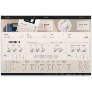 Arturia Pure LoFi - Plugin sintetizator virtual LoFi cu sampler 3 generatoare si 250 preseturi - Img 7