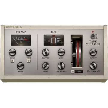 Arturia Tape Mello-Fi - Plugin efect lo-fi si emulator de banda magnetica cu filtre si modulatie
