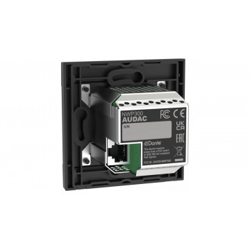Audac NWP300/B - Panou de intrare audio in retea Dante - Img 2