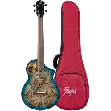 Flight Aviator Galaxy Baritone BL CE - Ukulele baritone electro-acustic