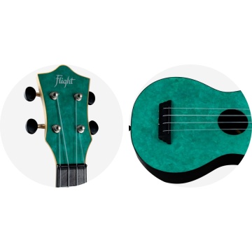 Flight TUS65 Emerald Travel - Ukulele Soprano - Img 4