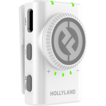 Hollyland LARK M2 Combo - Ivory White - Sistem Lavaliera Wireless 2.4 GHz cu 2 Transmitatoare - Img 3