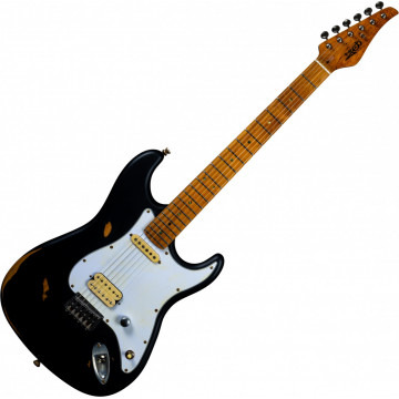 JET Guitars JS-800 Relic BK - Chitara electrica