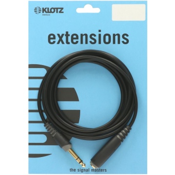 KLOTZ AM-EX20600 Extension Jack - Jack 6 m - Cablu de extensie Jack-Jack
