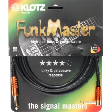 KLOTZ TM-R0450 FunkMaster Jack - Jack 4.5 m - Cablu de instrument Jack-Jack