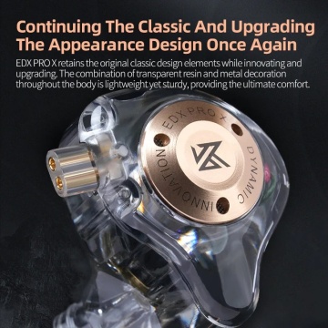 KZ Acoustics EDX Pro X Black - Casti monitorizare In-Ear - Img 9