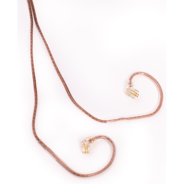 KZ Acoustics Transparent & Black Cable C PIN NO MIC - Cablu pentru casti in-ear - Img 4