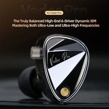 KZ Acoustics Vader Pro HM Graph Bass Enhanced Tuning Edition - Casti monitorizare In-Ear - Img 9