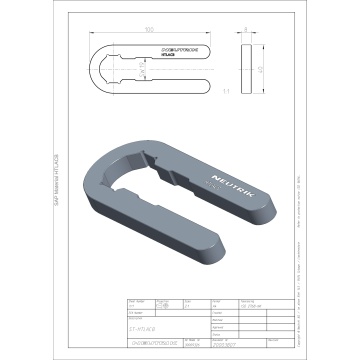 Neutrik HTLACB - Cheie pentru strangerea bucselor de conectori powerCON TRUE1 TOP FXX si speakON FXX - Img 3