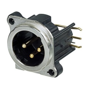 Neutrik NC3MBHR - Conector XLR tata 3 pini