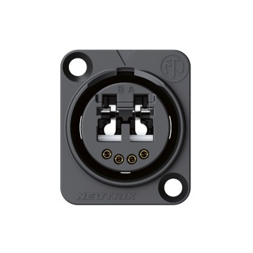 Neutrik NO2-4FDW-A - Conector fibra optica tip LC pentru panou - Img 2