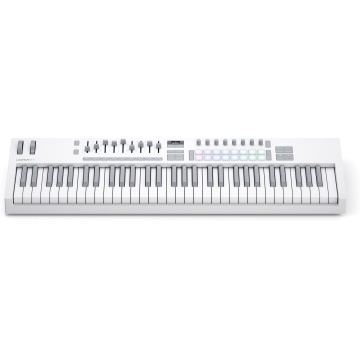 Novation Launchkey 61 MK4 White - Claviatura MIDI USB cu 61 clape semi-grele - Img 2