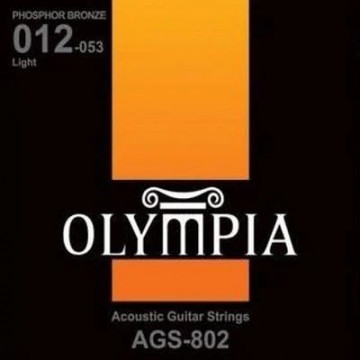 Olympia AGS802 Fosfor-Bronz Light 12-53 - Set corzi chitara acustica