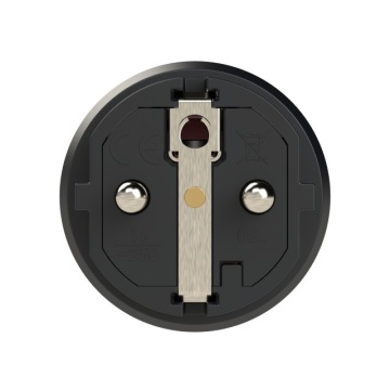 PCE TopTaurus2 safety plug 2SL IP54 black - Conector schuko tata - Img 2