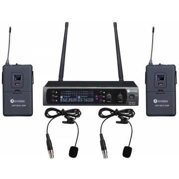 Prodipe UHF B210 DSP Lavalier Duo - Sistem wireless cu 2 microfoane lavaliera