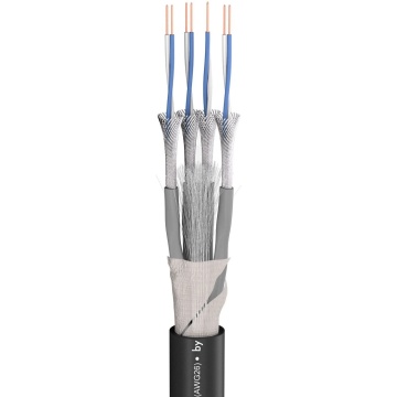 Sommer Cable 100-0451-04 - Cablu multicore la metru 4 perechi x 2 x 0.14 mm² AES/EBU 110 Ω negru - Img 2