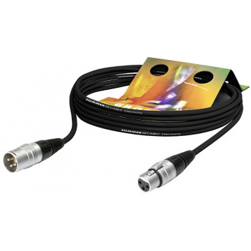 Sommer Cable SGHN-0300-SW Stage 22 Highflex Black 3m - Cablu de microfon