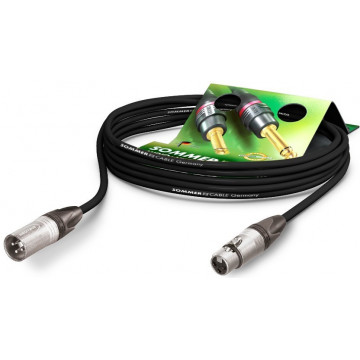 Sommer Cable SGMF-0100-SW Stage 22 Highflex Black 1m - Cablu de microfon
