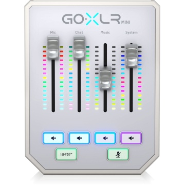 TC Helicon GoXLR MINI-WH - Interfata/mixer audio pentru livestream si gaming - Img 4