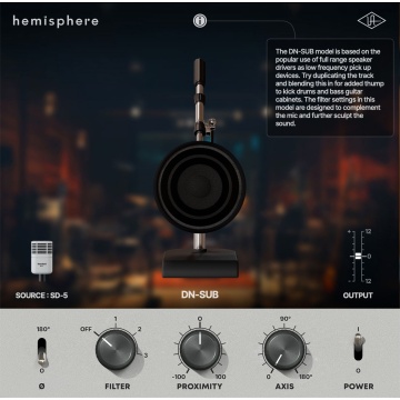 Universal Audio SD-5 - Microfon dinamic supercardioid - Img 12