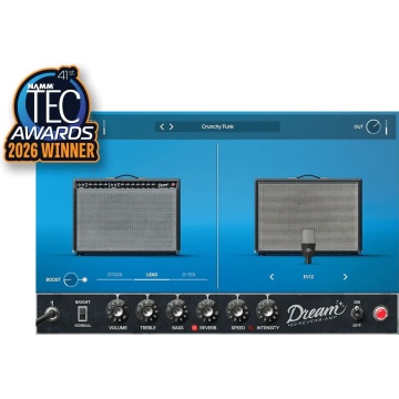 Universal Audio UAD Dream '65 Reverb Amp - Plugin amp sim 3 amplificatoare pe lampi cu reverb spring si vibrato - Img 3