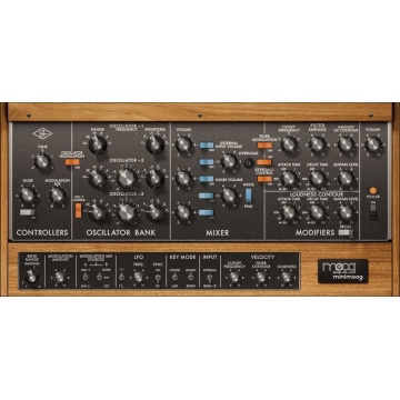 Universal Audio UAD Moog Minimoog - Plugin sintetizator virtual analogic monofonic cu filtre ladder