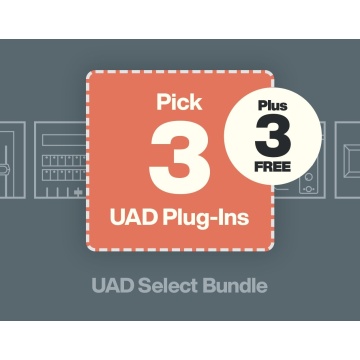 Universal Audio UAD Select 3 Plus Bundle - Bundle 6 plugin-uri UAD la alegere