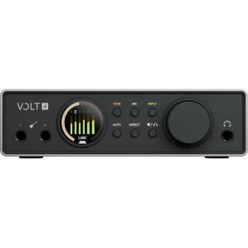 Universal Audio Volt 4 Gen 2 - Interfata audio USB 12x6 32-bit/192 kHz cu 2 preamp-uri Tone Shaping ADAT MIDI Auto-Gain si Smart Display - Img 2