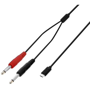 Adam Hall 3 STAR Y PP USB-C 0150 - Cablu/interfata audio USB-Jack