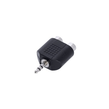 Adam Hall 4 STAR AY RF2 MM3 - Adaptor Y 2 x RCA mama - Jack 3.5 mm tata TRS - Img 2