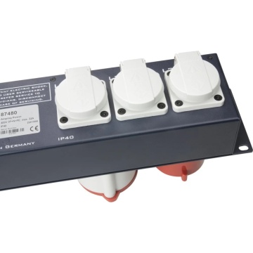 Adam Hall RACK PDU 9 CEE FI - Prelungitor rack 2U trifazat 32A CEE - Img 7