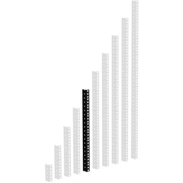 Adam Hall Rack Rail 10 Black - Banda rack 10U