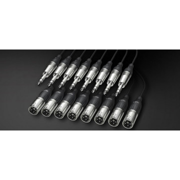 Alva Audio 8 x XLR tata - 8 x TRS 5M - Cablu XLR - TRS