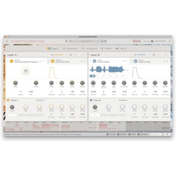 Arturia Augmented GRAND PIANO - Plugin instrument virtual hibrid pian acustic si sintetizator cu 300 preseturi MPE si arpegiator - Img 7