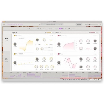 Arturia Augmented STRINGS - Instrument virtual hibrid de instrumente cu corzi cu sampling si sinteza 500+ preseturi MPE - Img 3