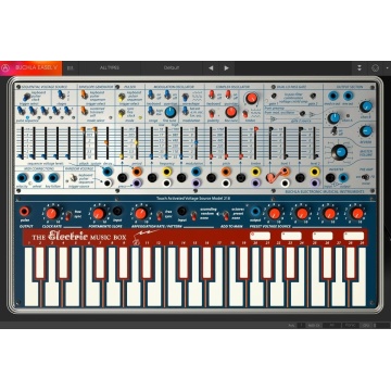 Arturia Buchla Easel V - Plugin sintetizator virtual semi-modular tip West Coast cu 4 voci si secventiator