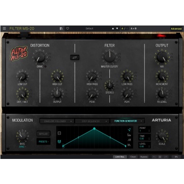 Arturia Filter MS-20 - Plugin audio filtru stereo analog si distorsiune cu secventiator in 16 pasi - Img 4