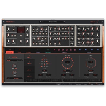 Arturia Memory V - Plugin sintetizator virtual polifonic analog cu 3 oscilatoare Poly 6/12 MPE - Img 2