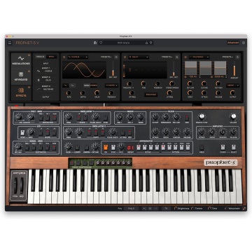 Arturia Prophet-5 V - Plugin sintetizator virtual analog polifonic cu 2 VCO arpegiator efecte si compatibilitate MPE - Img 3