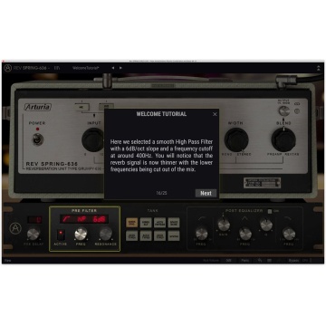 Arturia Rev SPRING-636 - Plugin spring reverb si preamplificator cu tranzistori din germaniu emulati - Img 3
