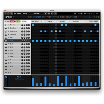 Arturia Spark 2 - Plugin instrument virtual drum machine si beatmaking cu sequencer 64 pasi - Img 2