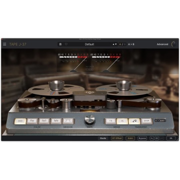 Arturia Tape J-37 - Plugin efect magnetofon Studer J37 cu lampi si banda magnetica 4 moduri de culoare si 25 preseturi - Img 3