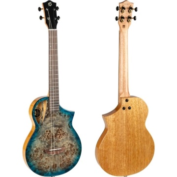 Flight Aviator Galaxy Baritone BL CE - Ukulele baritone electro-acustic - Img 2