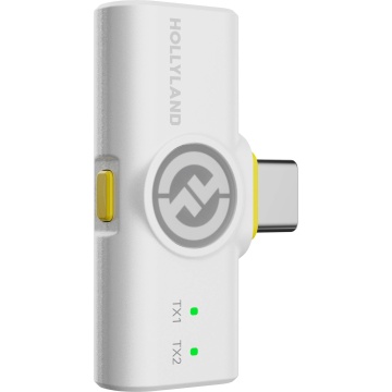 Hollyland LARK M2 Combo - Ivory White - Sistem Lavaliera Wireless 2.4 GHz cu 2 Transmitatoare - Img 20