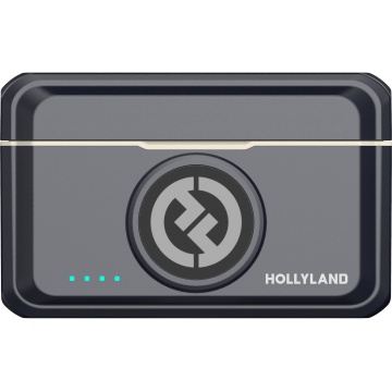 Hollyland LARK M2 Combo - Shine Charcoal - Sistem Lavaliera Wireless 2.4 GHz cu 2 Transmitatoare - Img 3