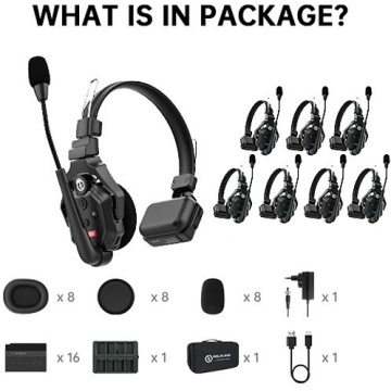 Hollyland Solidcom C1-8S - Sistem Comunicatie Intercom Headset 8 casti - Img 19