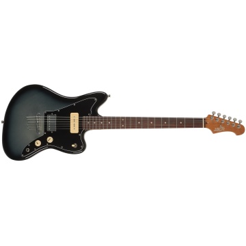 JET Guitars JJ-350 Baritone Moonburst - Chitara electrica bariton - Img 3