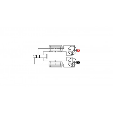 KLOTZ AY8A0100 Jack 3.5 mm tata - 2 x XLR mama - Cablu adaptor Y - Img 4