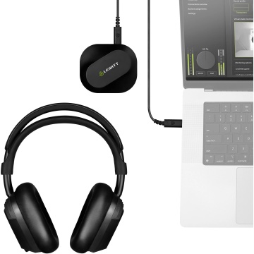 Lewitt LW6 Wireless Studio Headphones - Casti de studio wireless closed-back over-ear RealSound UWB 5.8 ms Bluetooth 5.3 USB-C - Img 12